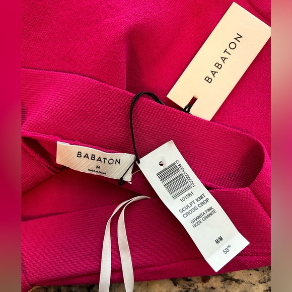 NWT Aritzia Babaton Sculpt Knit Cross Top - Picture 5 of 6